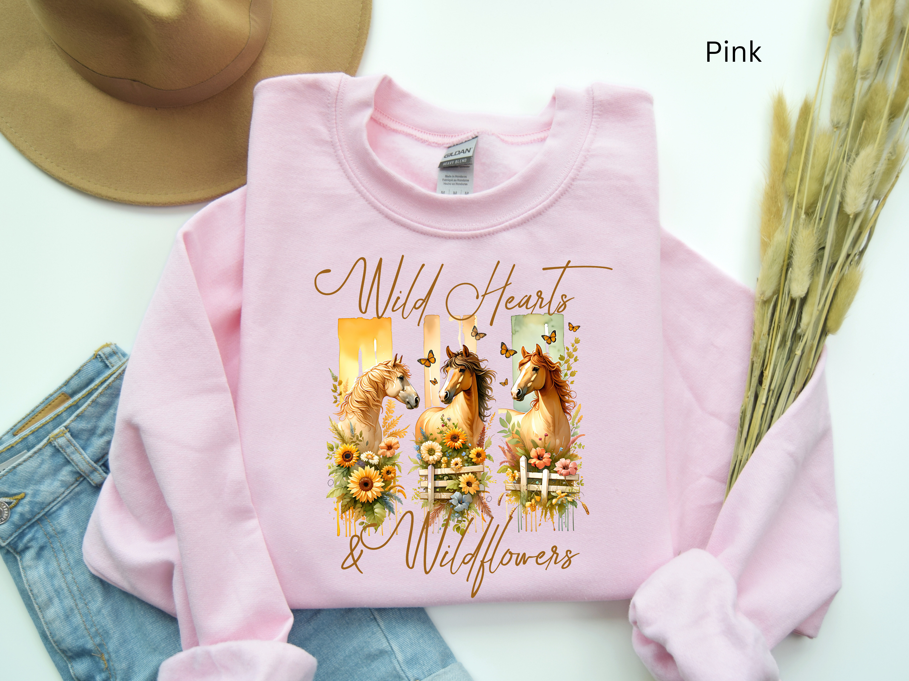Wild Hearts Horse Sweatshirt