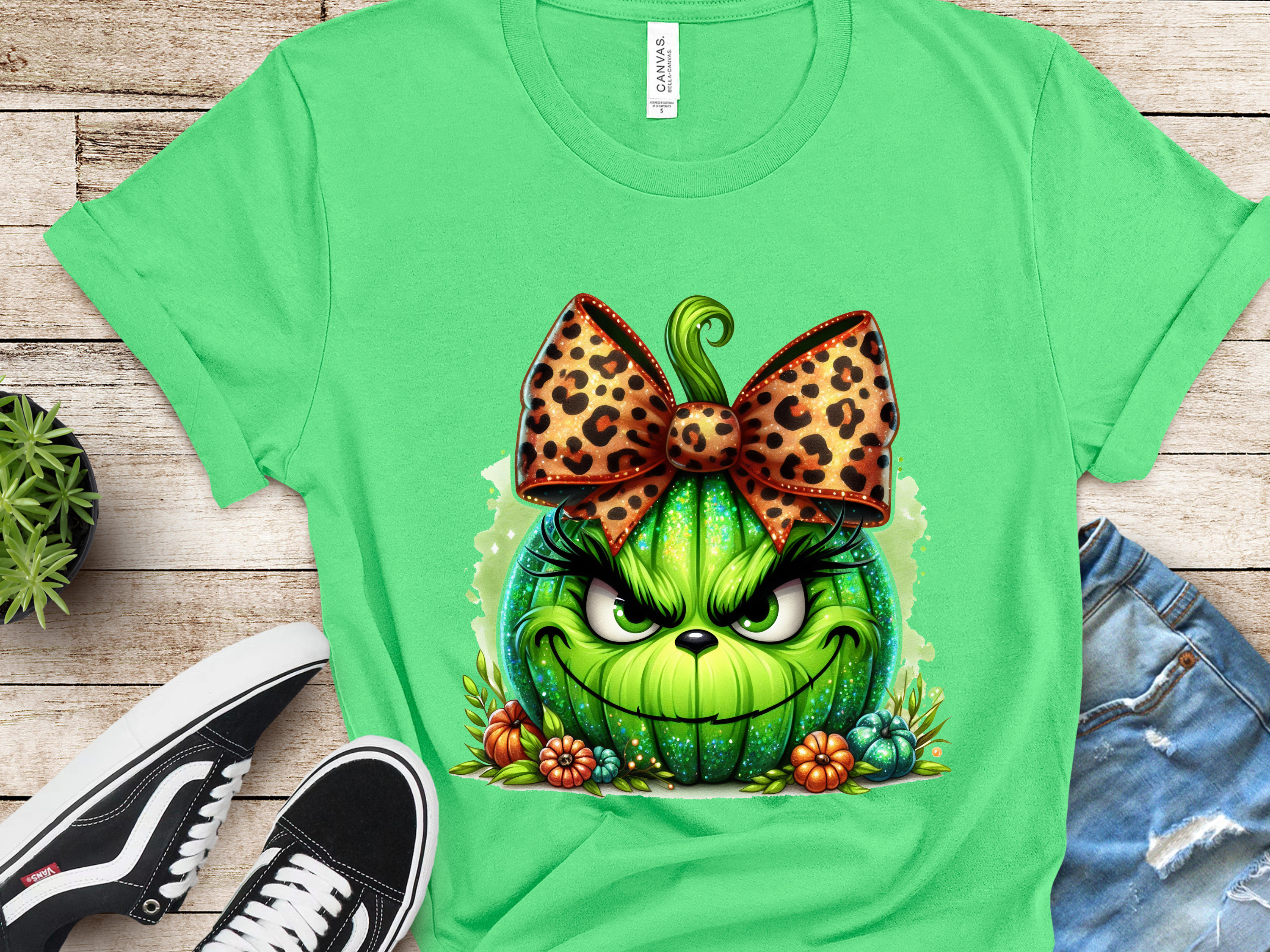 Green Monster Pumpkin T-Shirt