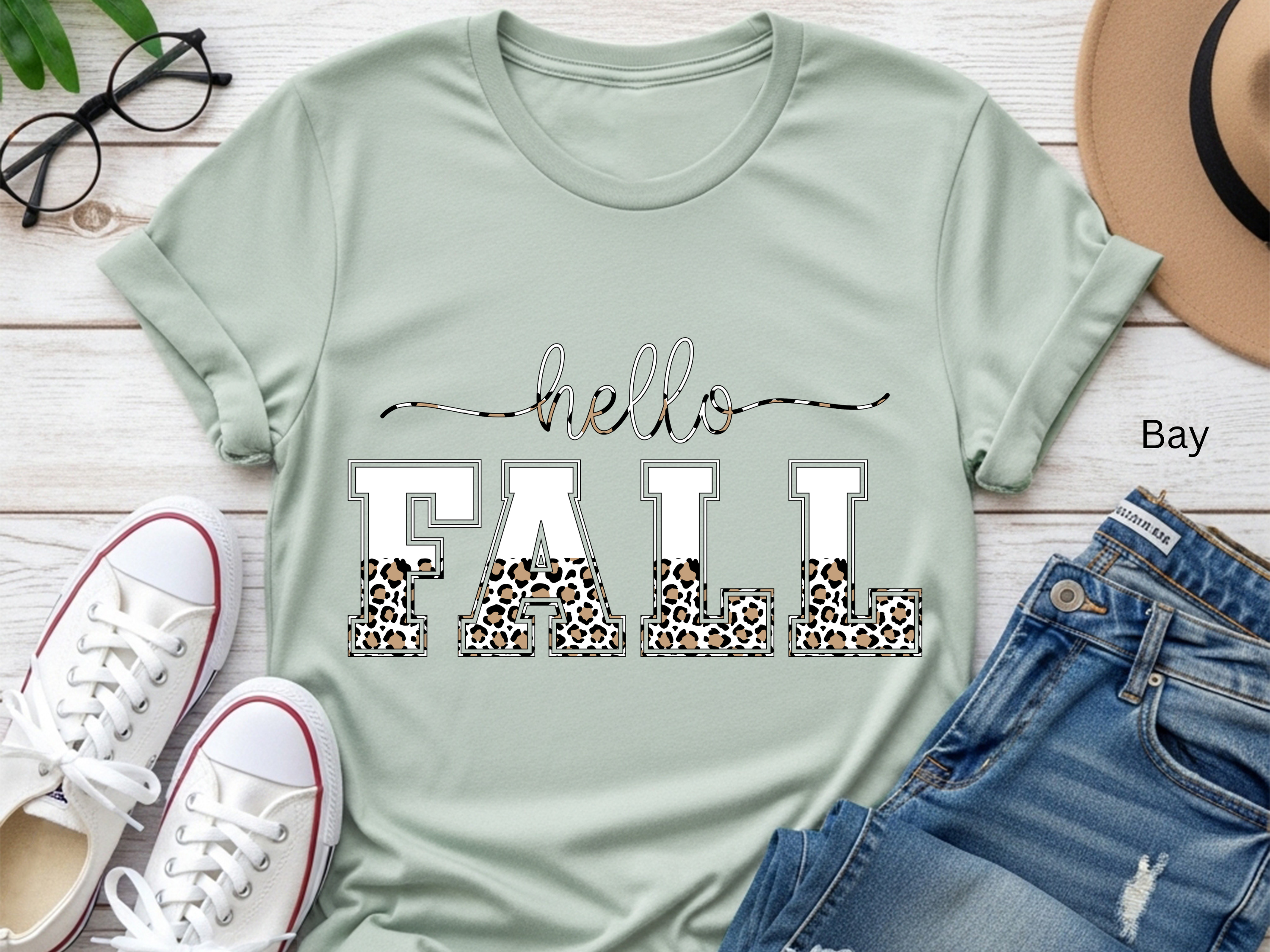 Leopard Fall Vibes T-shirt