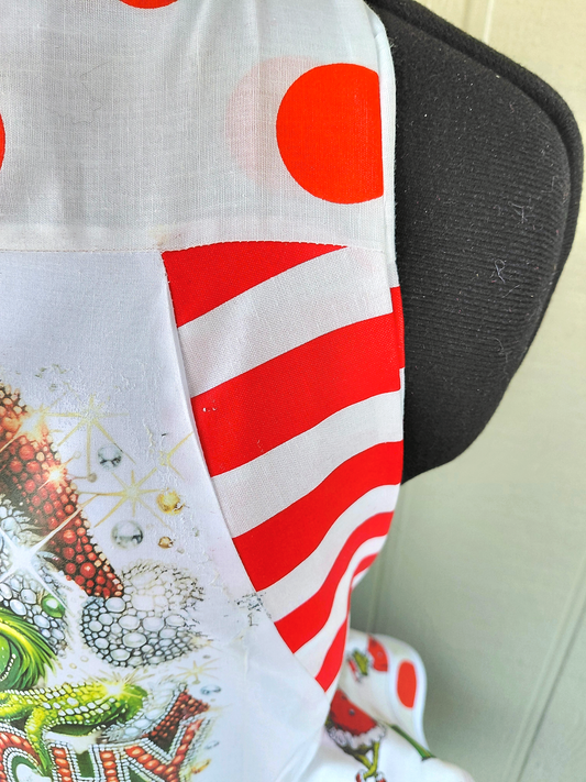 Whimsical Christmas Retro Apron
