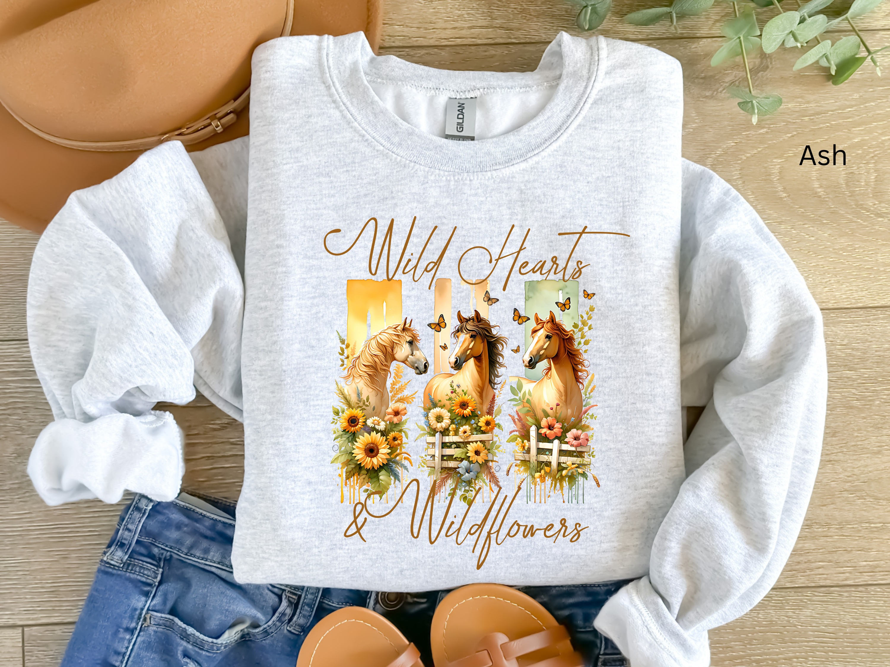 Wild Hearts Horse Sweatshirt