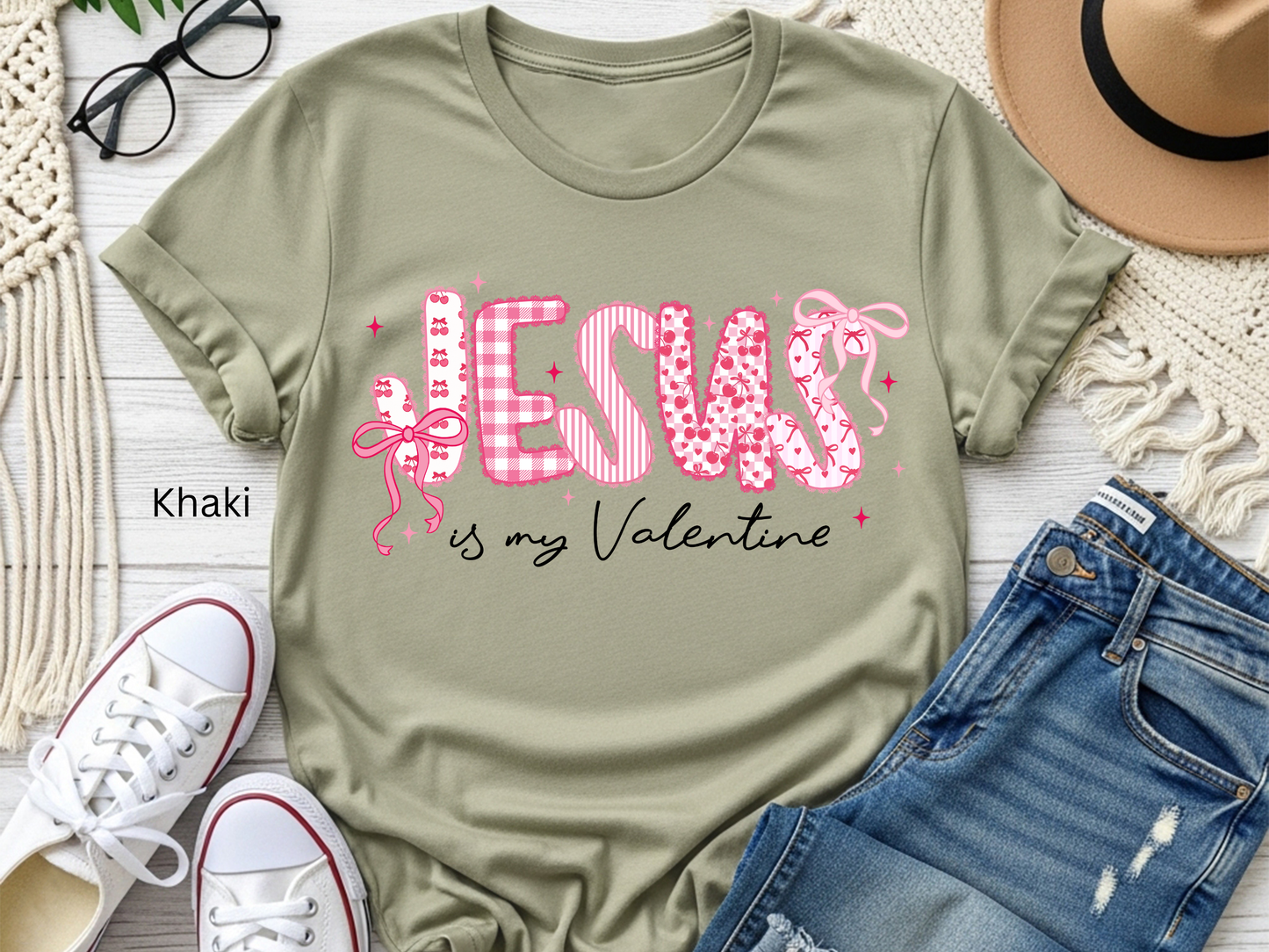 Jesus Is My Valentine Shirt for Women