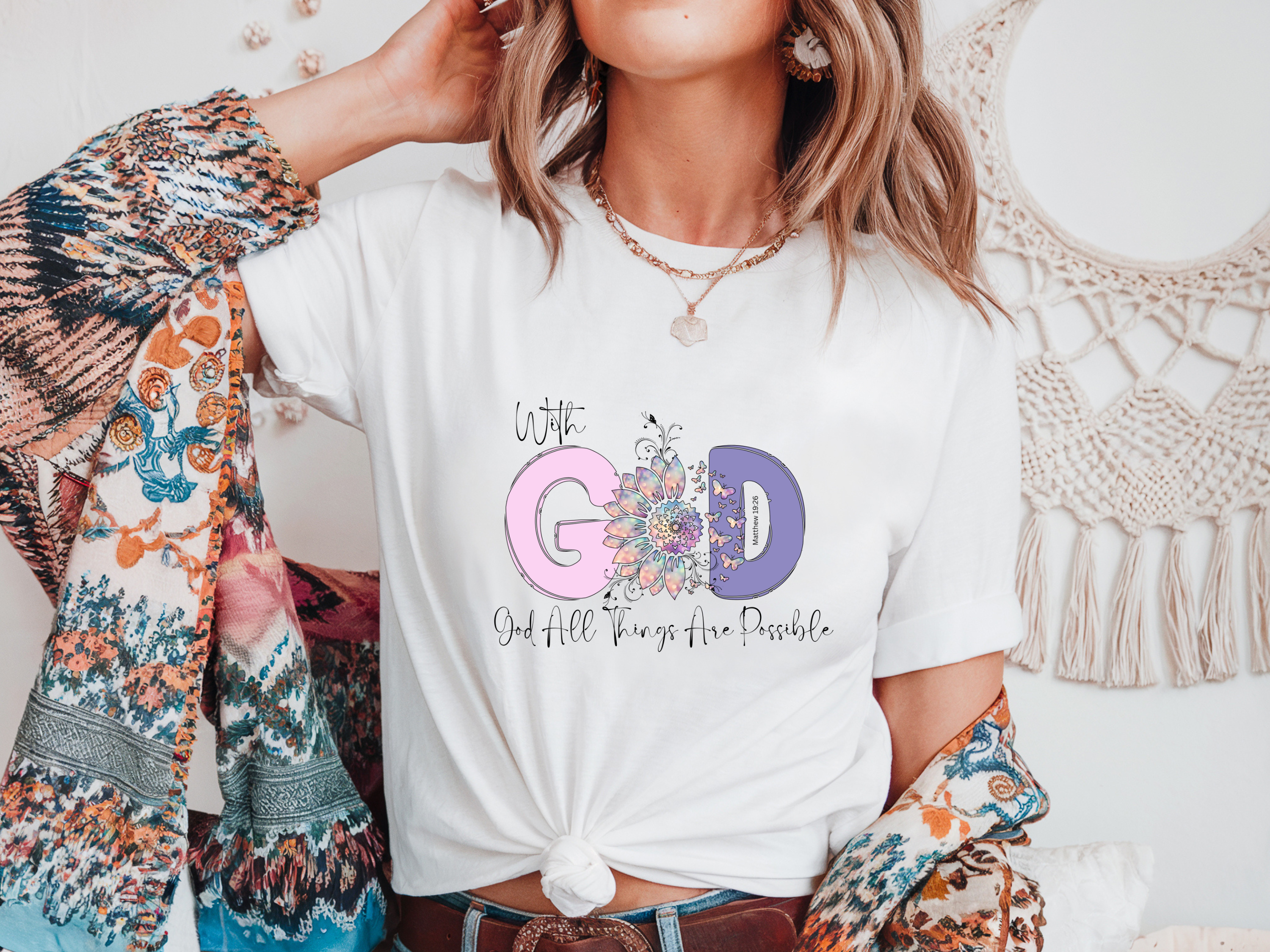 With God All Things Are Possible Tee