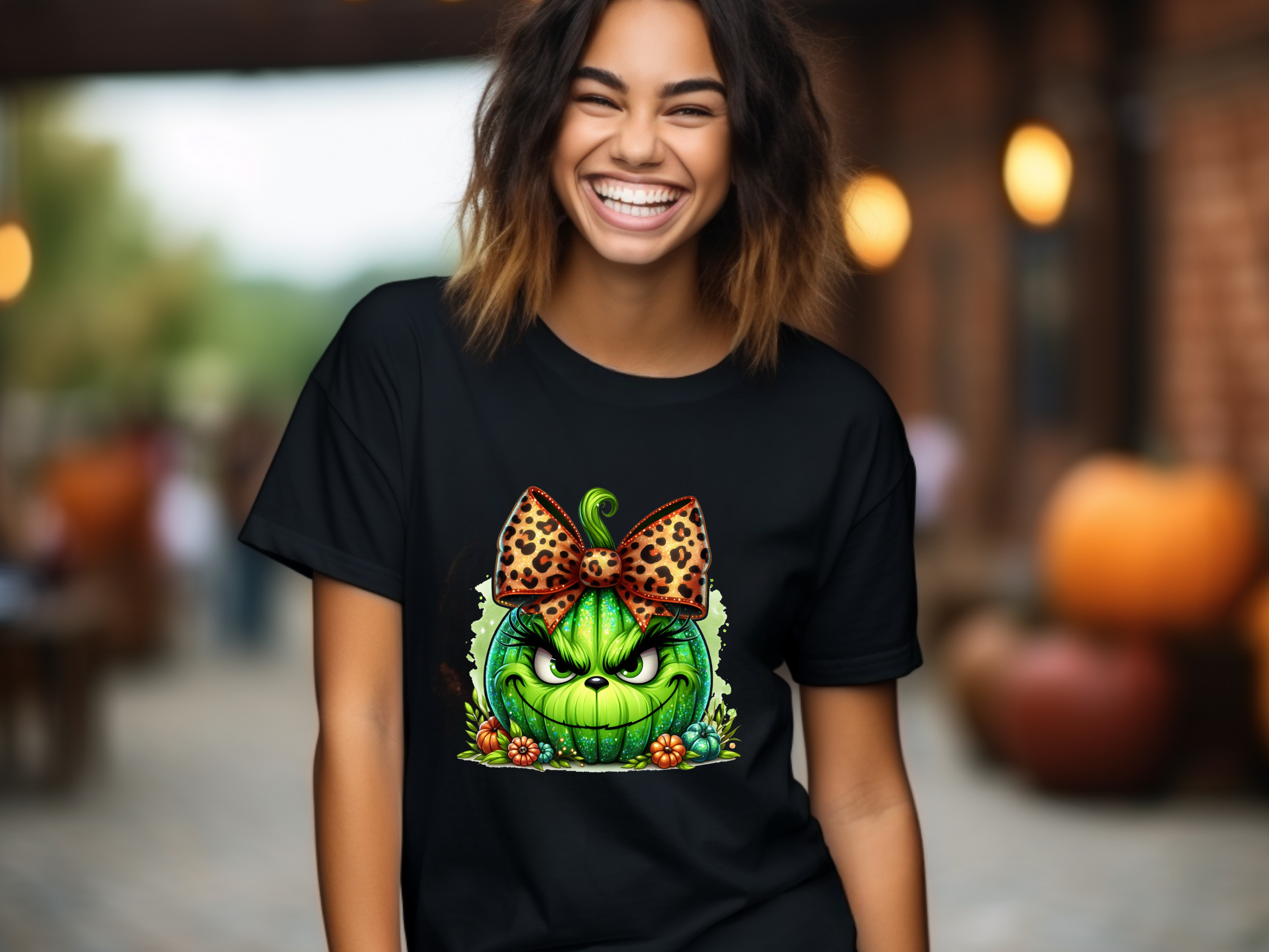 Green Monster Pumpkin T-Shirt