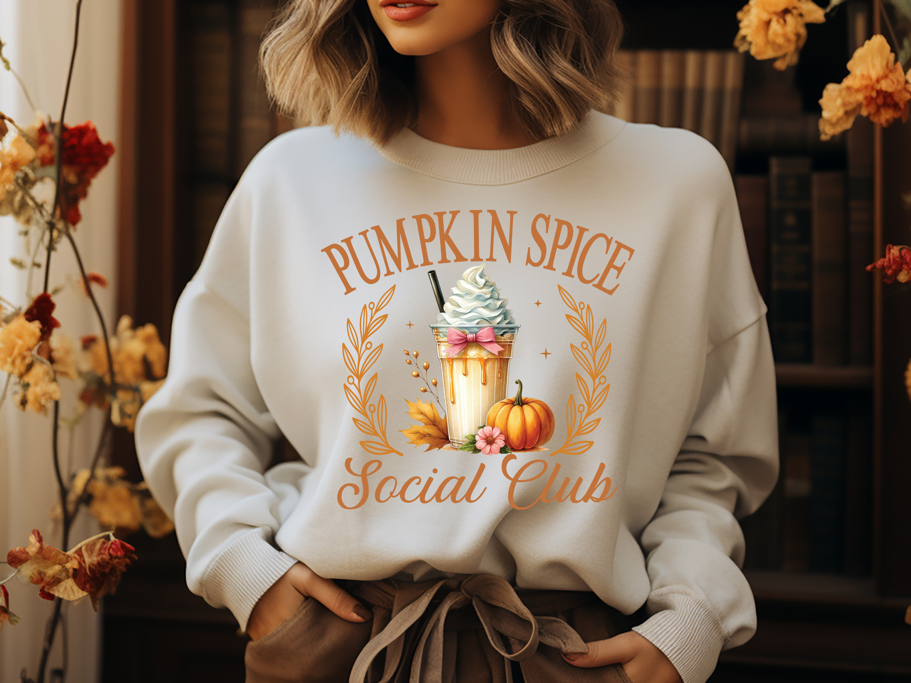 Pumpkin Spice Social Club Sweatshirt