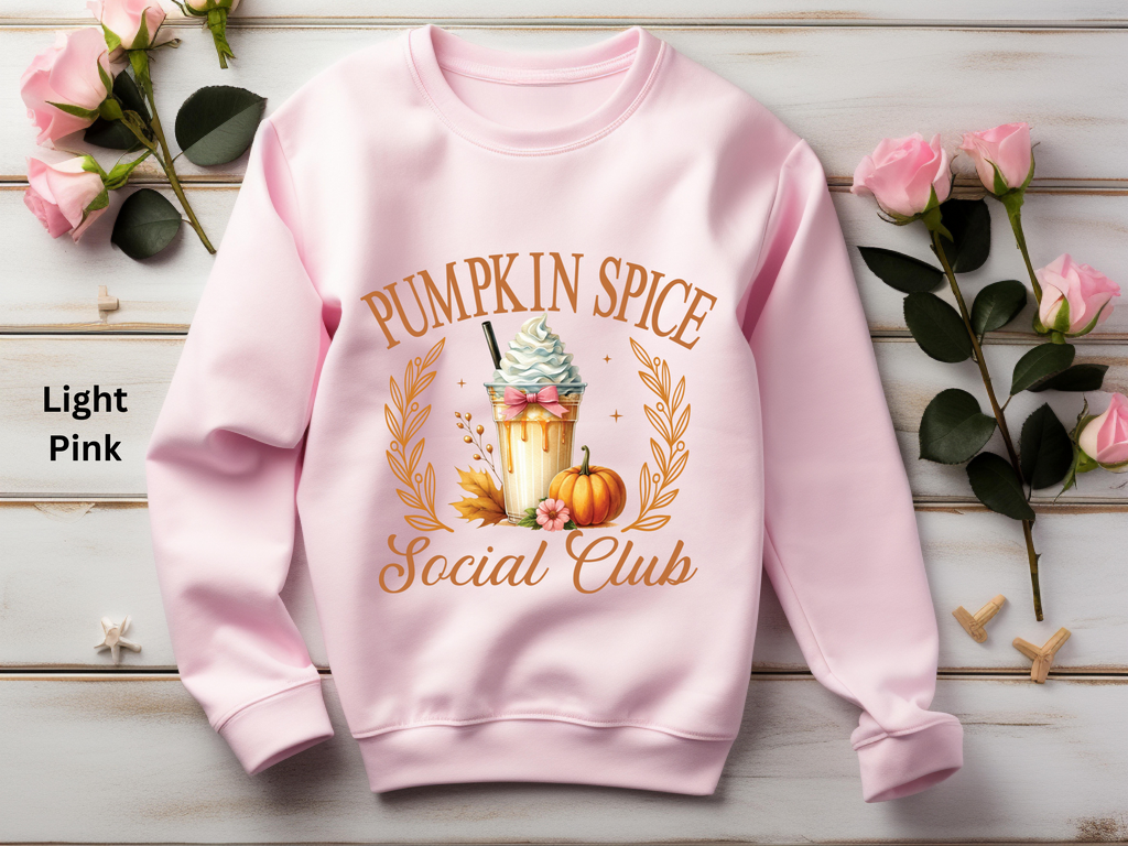 Pumpkin Spice Social Club Sweatshirt