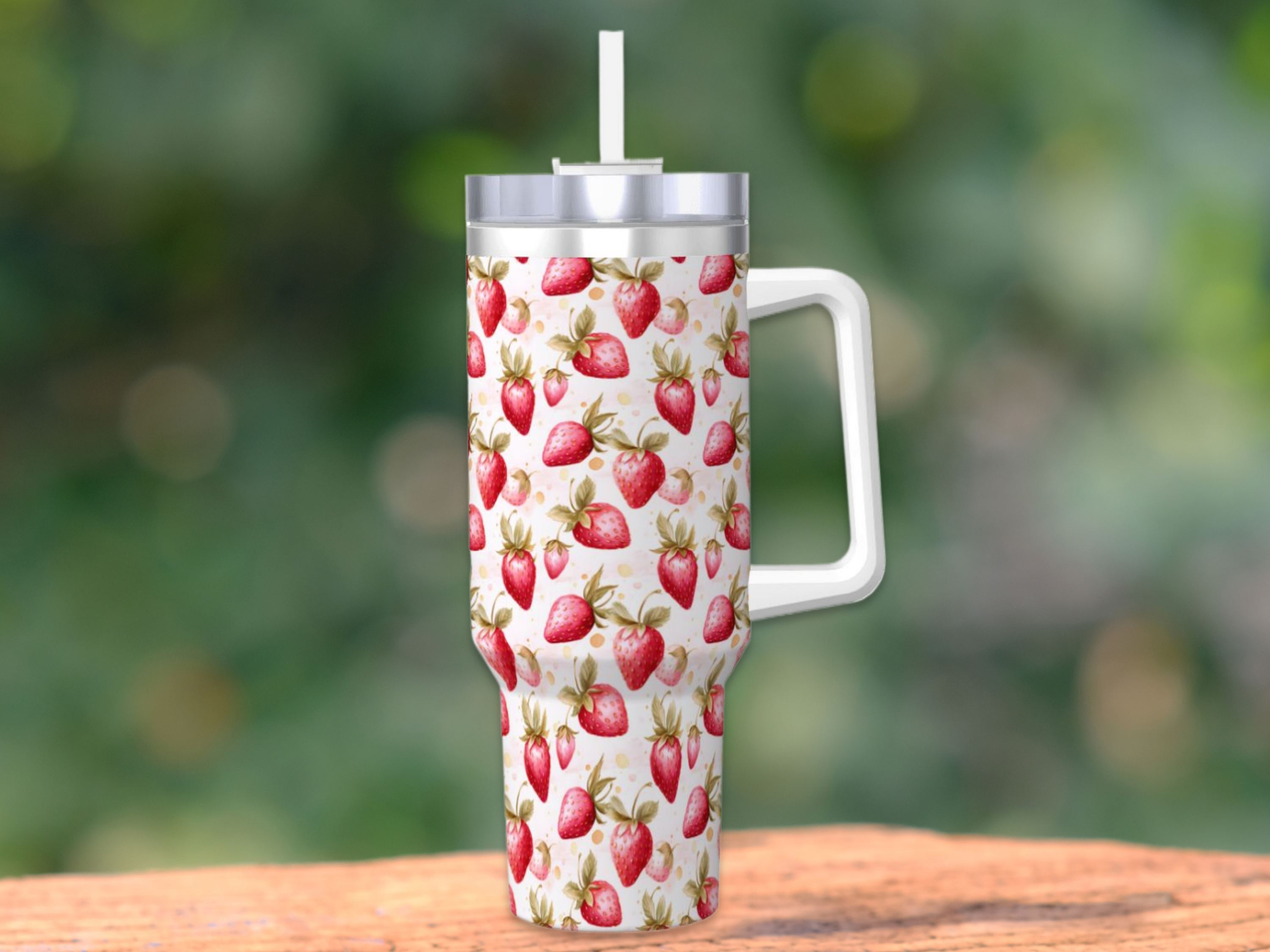 Strawberry 40oz Tumbler