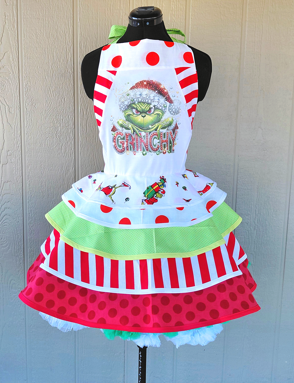 Whimsical Christmas Retro Apron