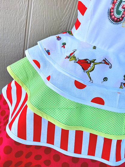 Whimsical Christmas Retro Apron