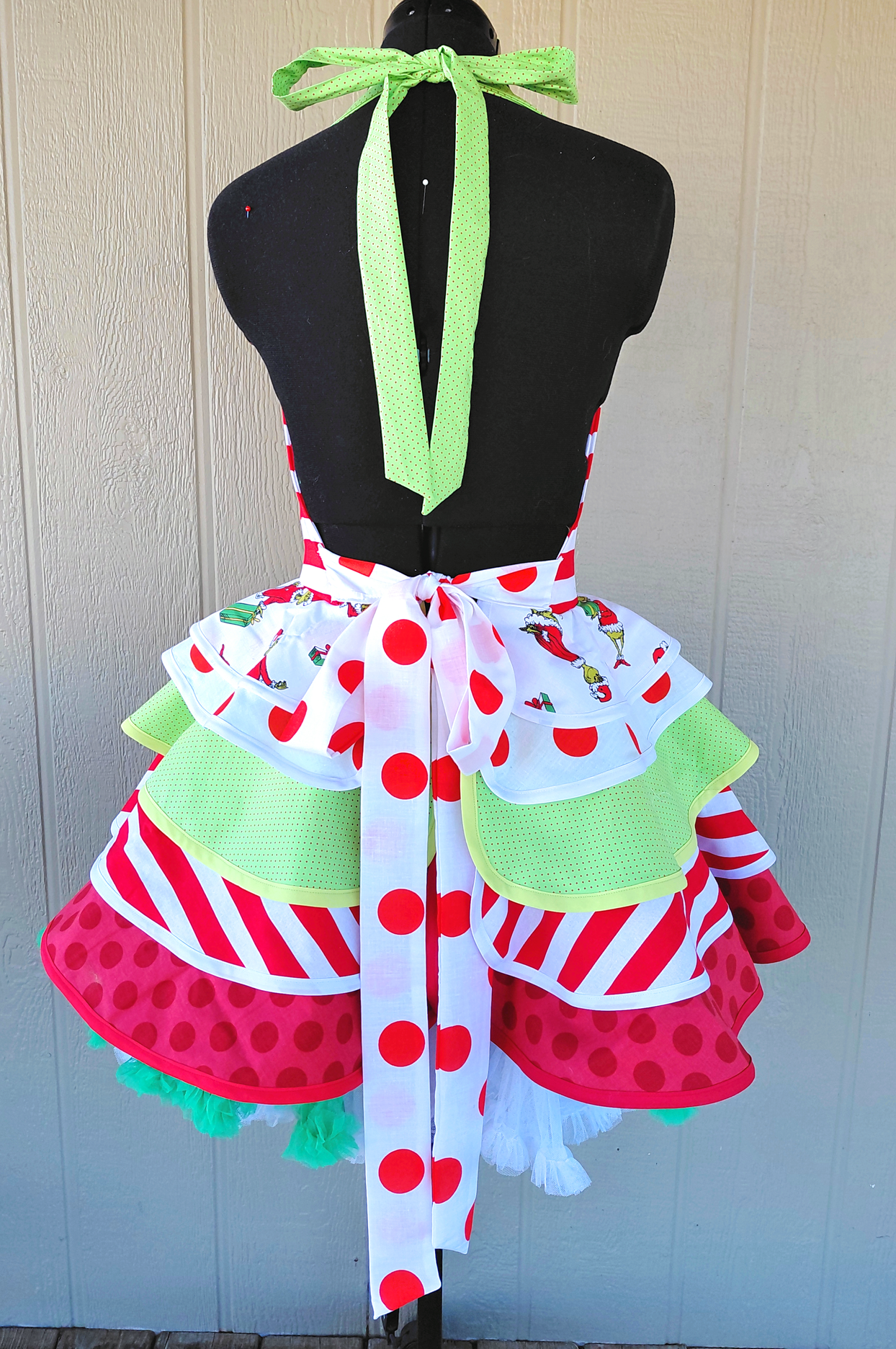 Whimsical Christmas Retro Apron