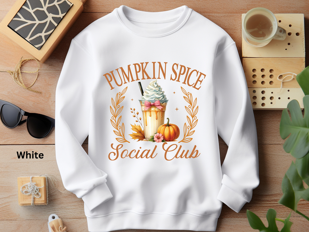 Pumpkin Spice Social Club Sweatshirt